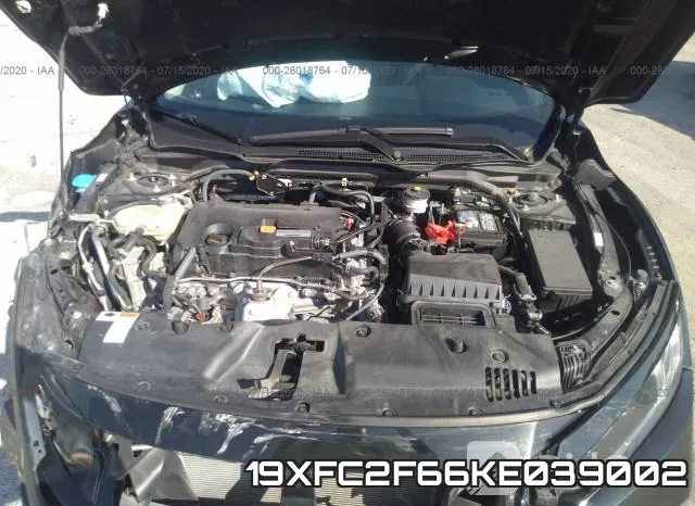 19XFC2F66KE039002 фото 2