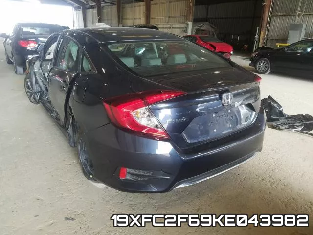 19XFC2F69KE043982 фото 4