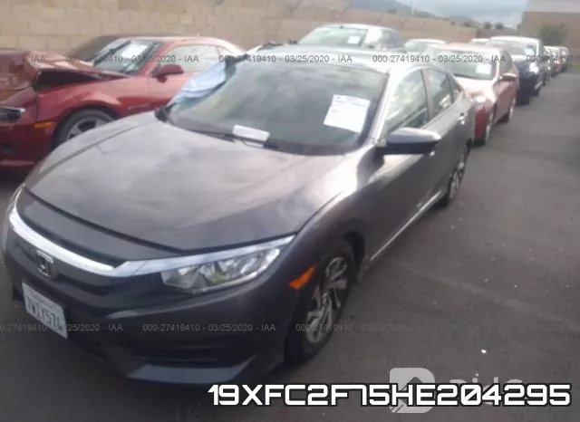 19XFC2F75HE204295 фото 3
