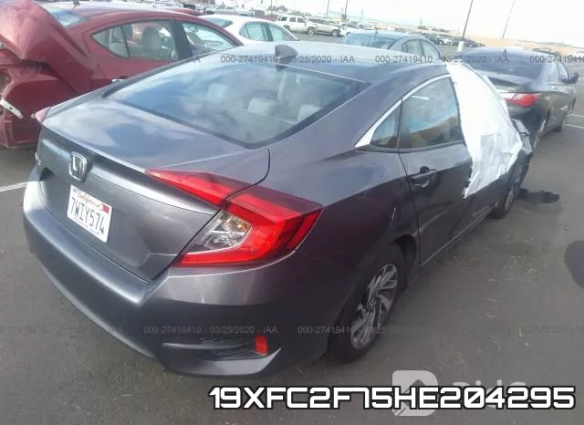 19XFC2F75HE204295 фото 5