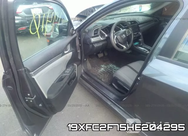 19XFC2F75HE204295 фото 6