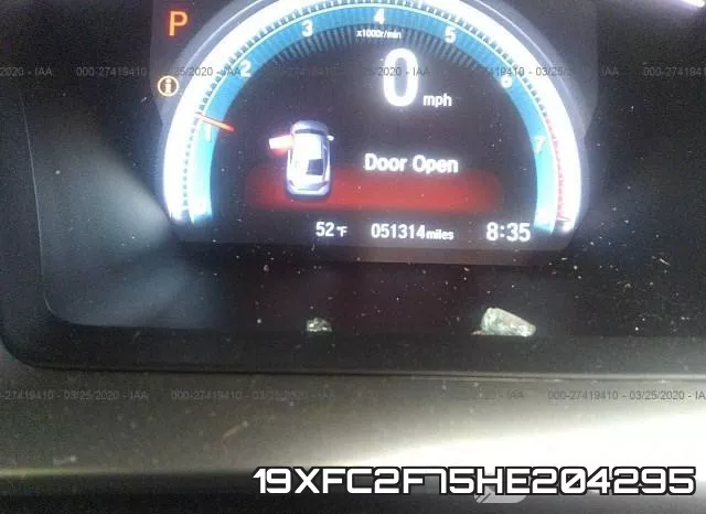 19XFC2F75HE204295 фото 8
