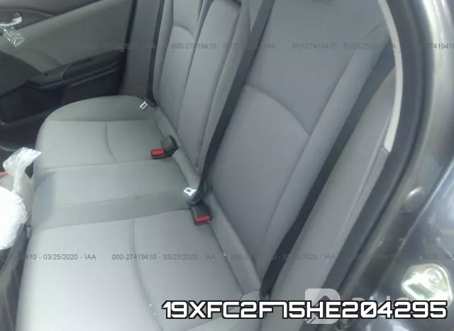 19XFC2F75HE204295 фото 9