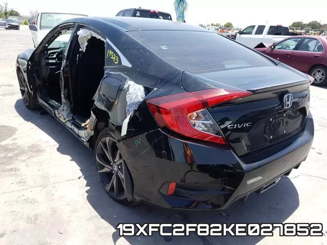 19XFC2F82KE027852 фото 4
