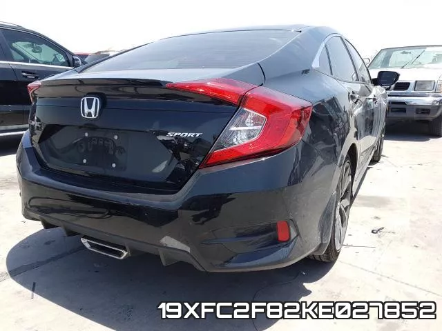 19XFC2F82KE027852 фото 5