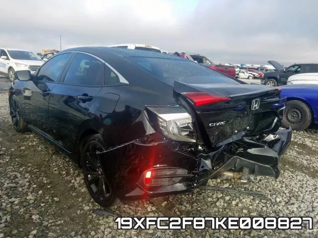 19XFC2F87KE008827 фото 4