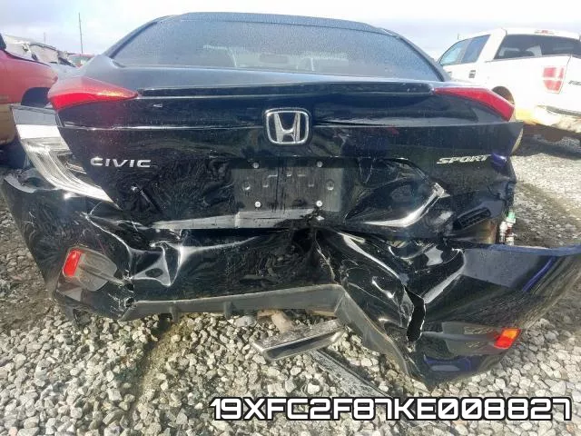 19XFC2F87KE008827 фото 10