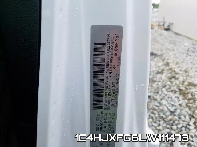1C4HJXFG6LW111473 фото 2