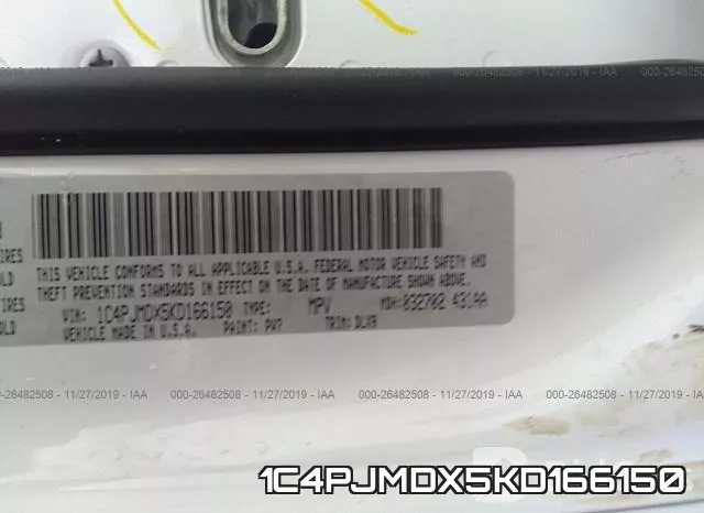 1C4PJMDX5KD166150 фото 10
