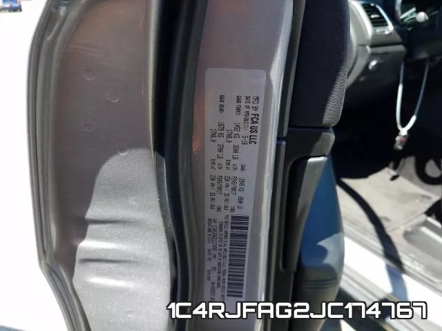 1C4RJFAG2JC174767 фото 2