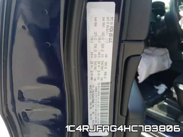 1C4RJFAG4HC783806 фото 2