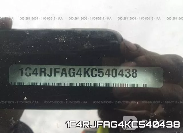 1C4RJFAG4KC540438 фото 10