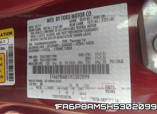 1FA6P8AM5H5302099 фото 10
