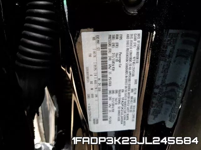 1FADP3K23JL245684 фото 2