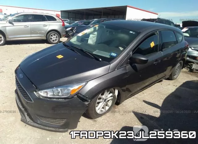 1FADP3K23JL259360 фото 3