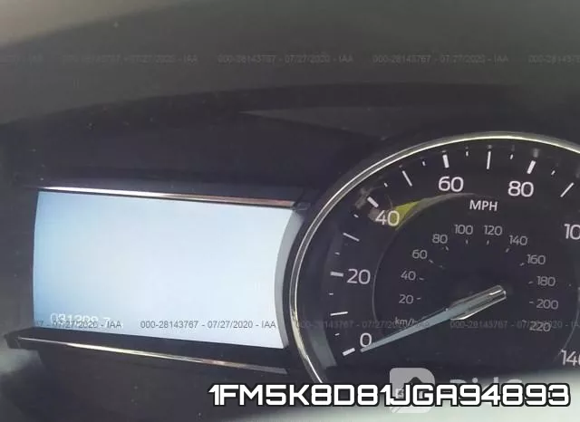 1FM5K8D81JGA94893 фото 8