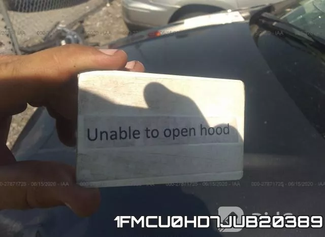 1FMCU0HD7JUB20389 фото 2
