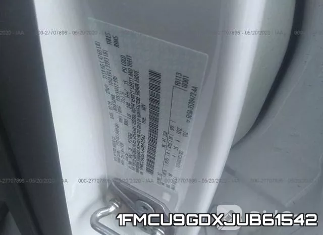 1FMCU9GDXJUB61542 фото 10