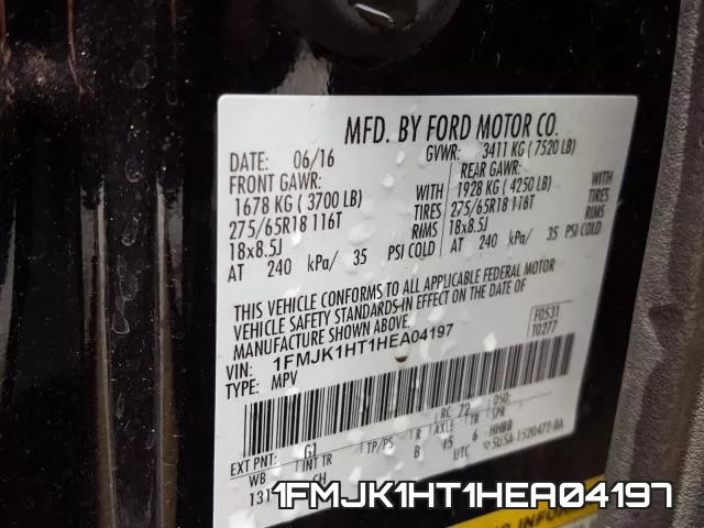 1FMJK1HT1HEA04197 фото 2