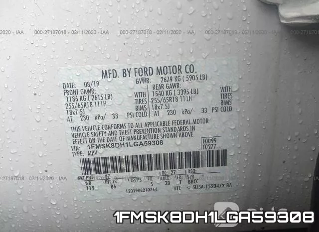 1FMSK8DH1LGA59308 фото 10