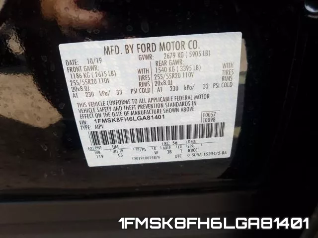1FMSK8FH6LGA81401 фото 2