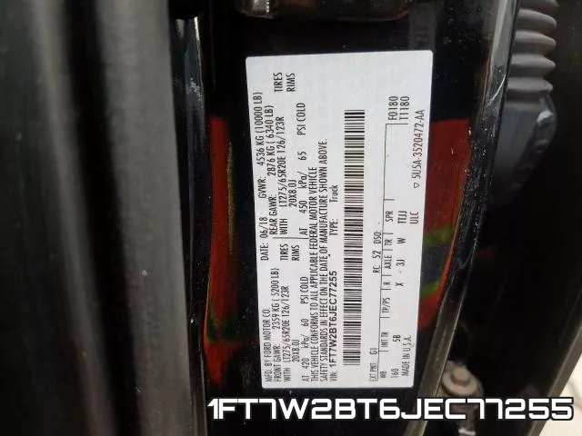 1FT7W2BT6JEC77255 фото 2