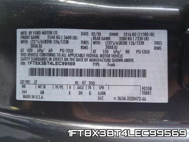 1FT8X3BT4LEC99569 фото 2