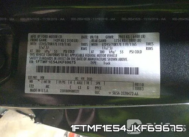 1FTMF1E54JKF69675 фото 10