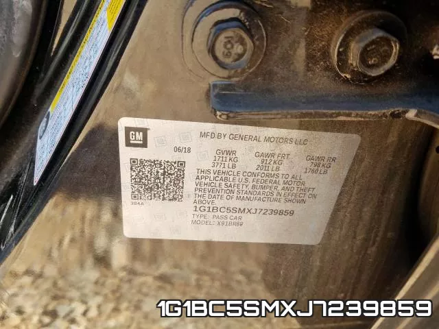 1G1BC5SMXJ7239859 фото 2