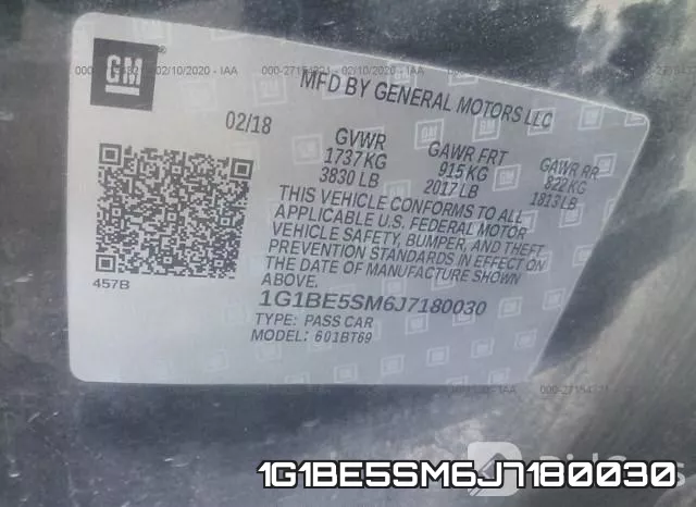 1G1BE5SM6J7180030 фото 10