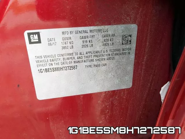 1G1BE5SM8H7272587 фото 2