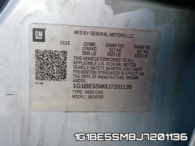 1G1BE5SM8J7201136 фото 2