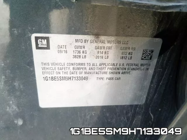 1G1BE5SM9H7133049 фото 2