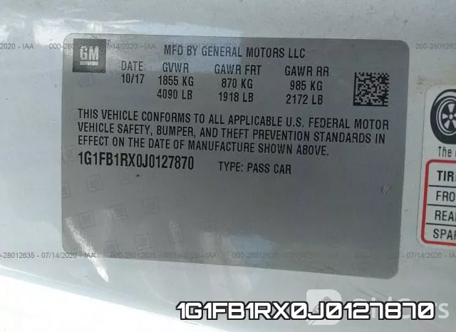 1G1FB1RX0J0127870 фото 10