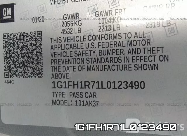 1G1FH1R71L0123490 фото 10