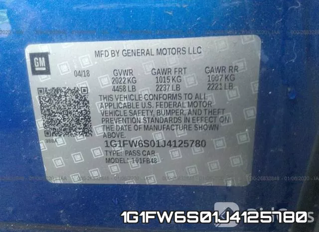 1G1FW6S01J4125780 фото 10