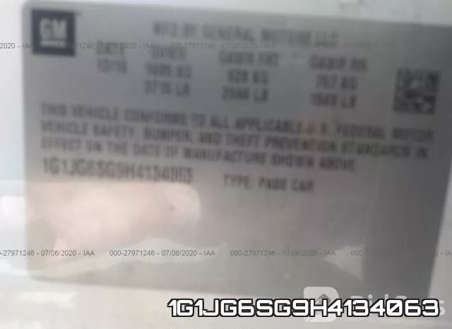 1G1JG6SG9H4134063 фото 10