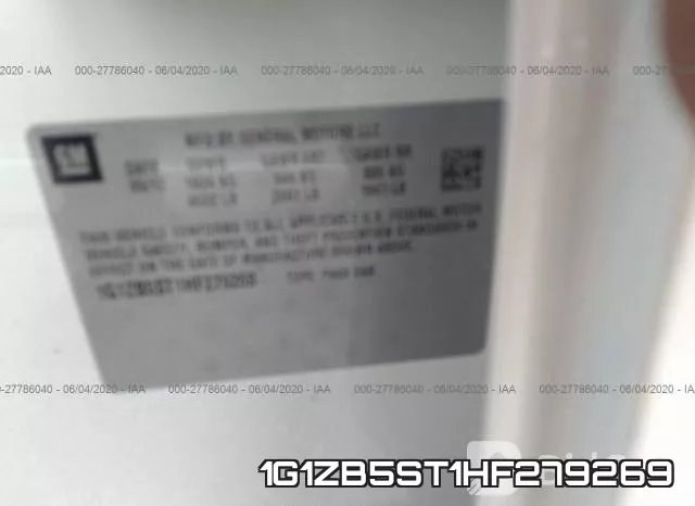 1G1ZB5ST1HF279269 фото 10