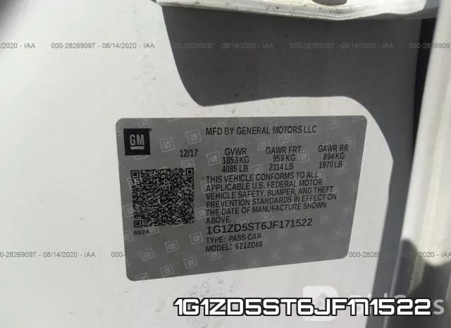 1G1ZD5ST6JF171522 фото 10