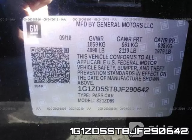 1G1ZD5ST8JF290642 фото 10