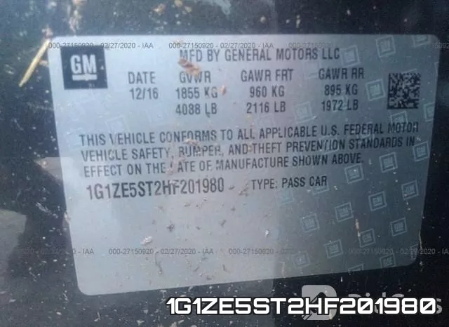 1G1ZE5ST2HF201980 фото 10