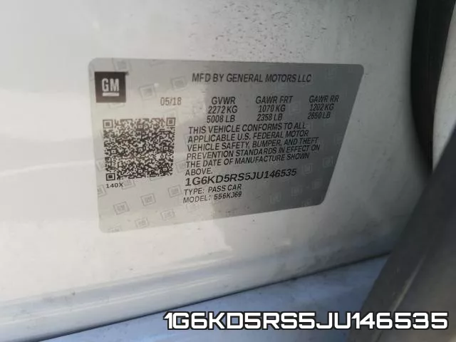 1G6KD5RS5JU146535 фото 2