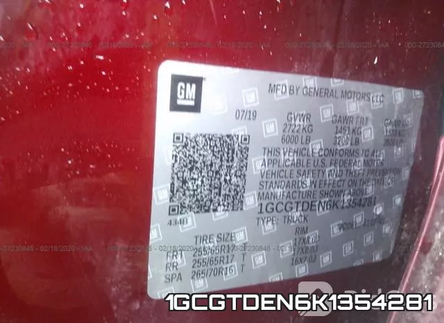 1GCGTDEN6K1354281 фото 9