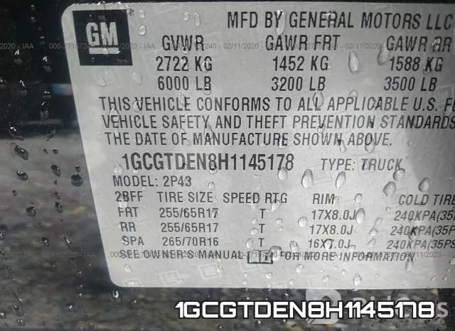 1GCGTDEN8H1145178 фото 10