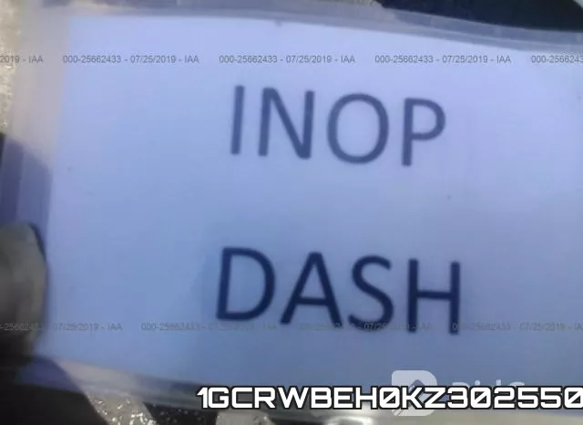 1GCRWBEH0KZ302550 фото 8