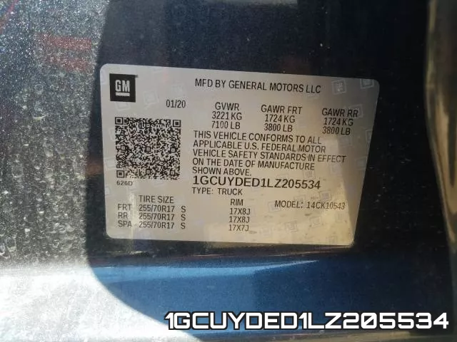 1GCUYDED1LZ205534 фото 2