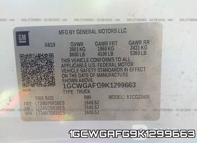 1GCWGAFG9K1299663 фото 10