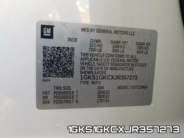 1GKS1GKCXJR357273 фото 2