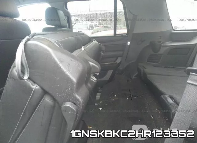 1GNSKBKC2HR123352 фото 9