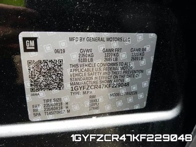 1GYFZCR47KF229048 фото 2